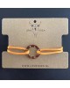 Love Ibiza - Armband circle love orange